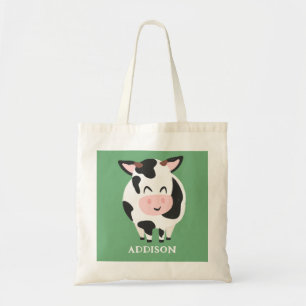 Tote Bag Adorable ferme de vache animal rustique personnali