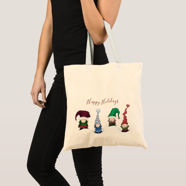 Tote Bag Adorable Gnome Posse (Devant (produit))
