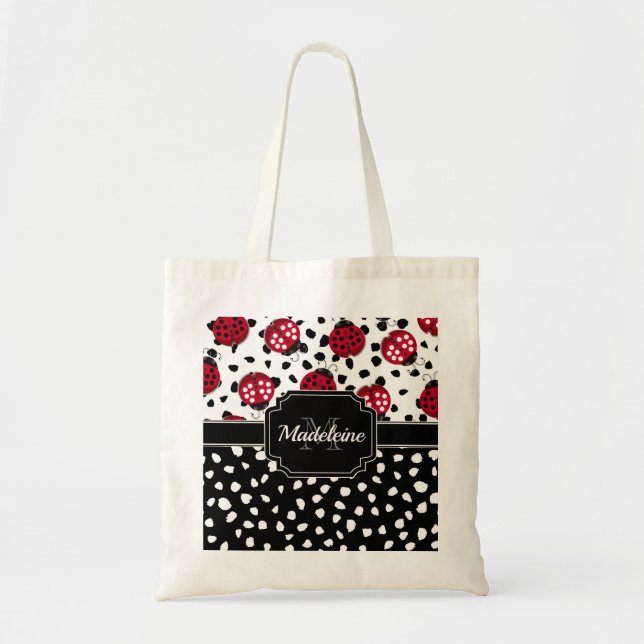 Tote Bag adorable Ladybugs (Devant)