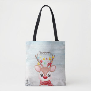 Tote Bag Adorable renne de Noël