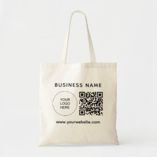 Tote Bag Adresse URL du logo double face Code QR ici