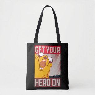 Tote Bag Adventure Time   Jake "Get Your Hero On"