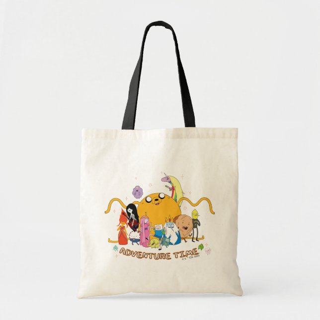 Tote Bag Adventure Time | Large Jake Group Graphic (Devant)