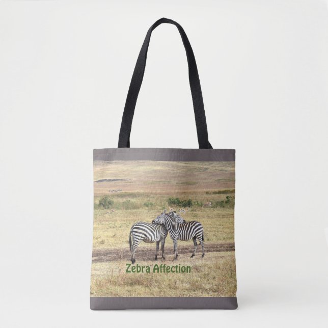 Tote Bag Affection Zebra (Devant)