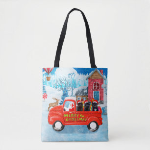 Tote Bag Affenpinschers Chien dans un Camion de Livraison d