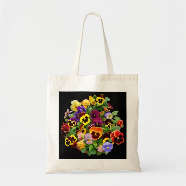 Tote Bag Affichage pansy (Devant)