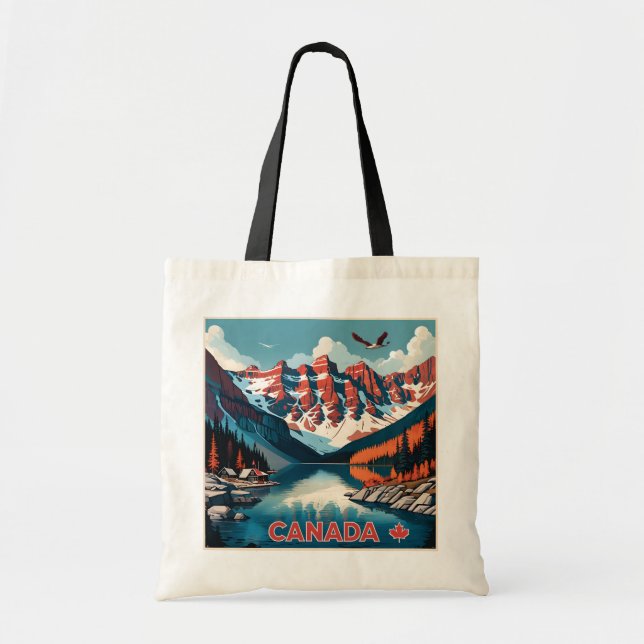 Tote Bag Affiche Canada Travel (Devant)