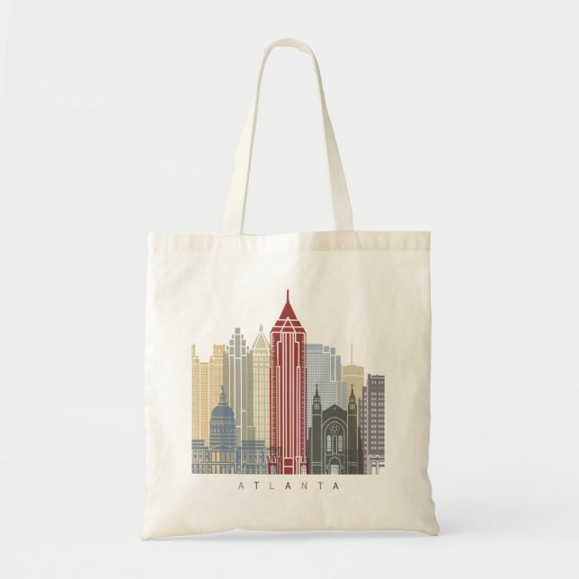 Tote Bag Affiche d'Atlanta (Devant)