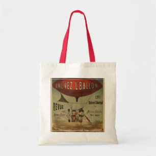 Tote Bag Affiche De Cirque Française De Deux Artistes En Aé