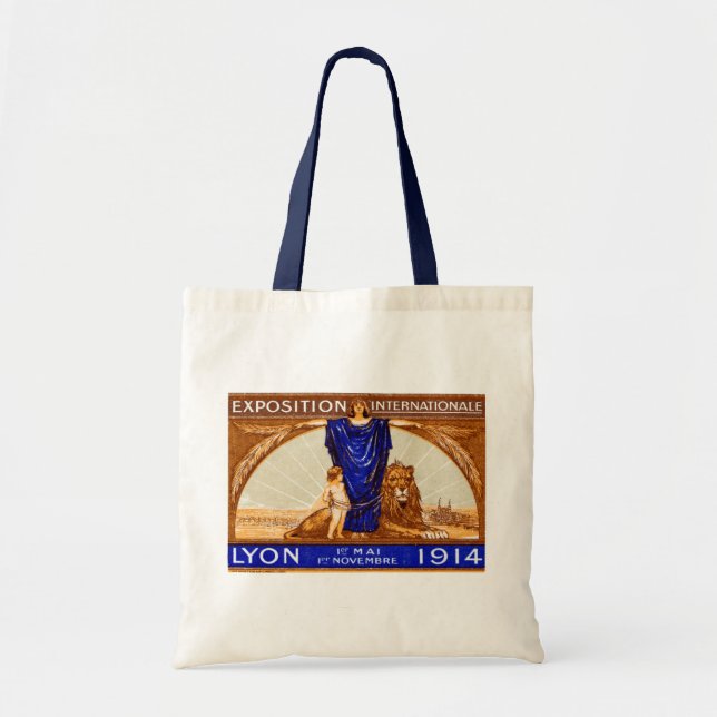 Tote Bag Affiche de l'Exposition Internationale de Lyon 191 (Devant)