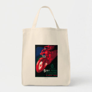 Tote Bag Affiche de moto de Premio Internat'l de mamie 5