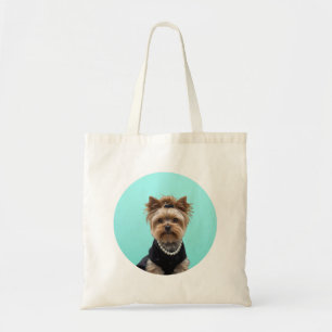 Tote Bag Affiche de petit déjeuner classique Yorkshire Terr