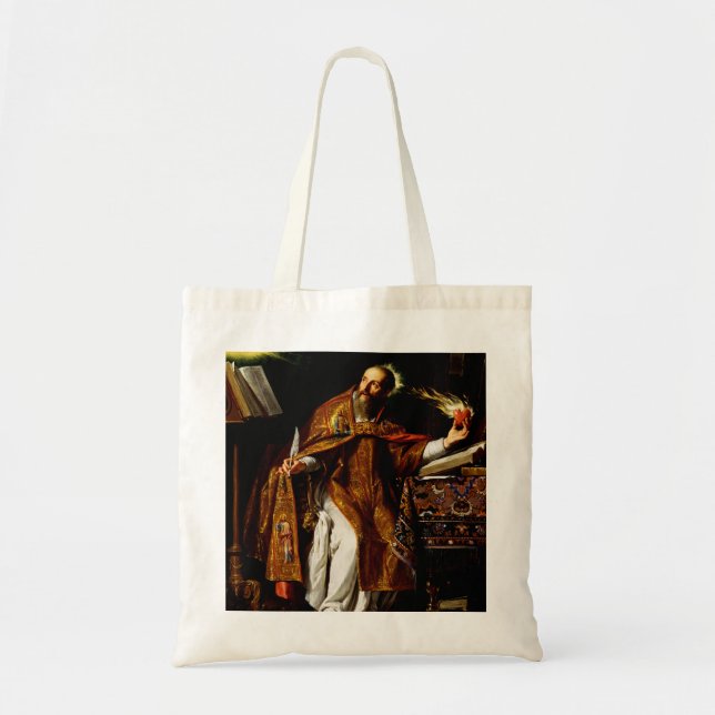 Tote Bag Affiche de Saint Augustin d'Hippone (Devant)