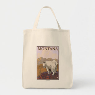 Tote Bag Affiche de Vintage voyage de chèvre de