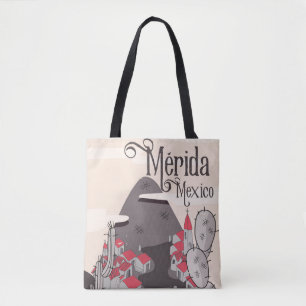 Tote Bag Affiche de voyage à Mérida au Mexique