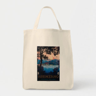 Tote Bag Affiche de voyage de la Riviera d'Italien