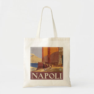Tote Bag Affiche De Voyage Du Vésuve Et De La Baie De Naple