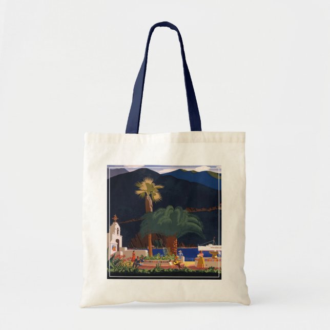 Tote Bag Affiche de voyage - Père Noël Catalina Island, Cal (Devant)