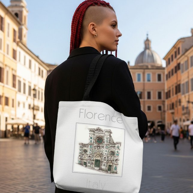 Tote Bag Affiche de voyage pour Florence Italie (Créateur téléchargé)