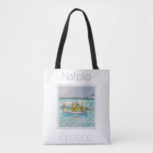 Tote Bag Affiche de voyage pour Nauplie Grèce