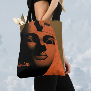 Tote Bag Affiche de voyage vintage avec Sphinx, Égypte, Afr