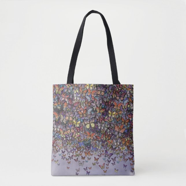 Tote Bag affiche en cascade papillon (Devant)