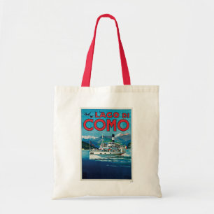 Tote Bag Affiche italienne de voyage de Lago di Como