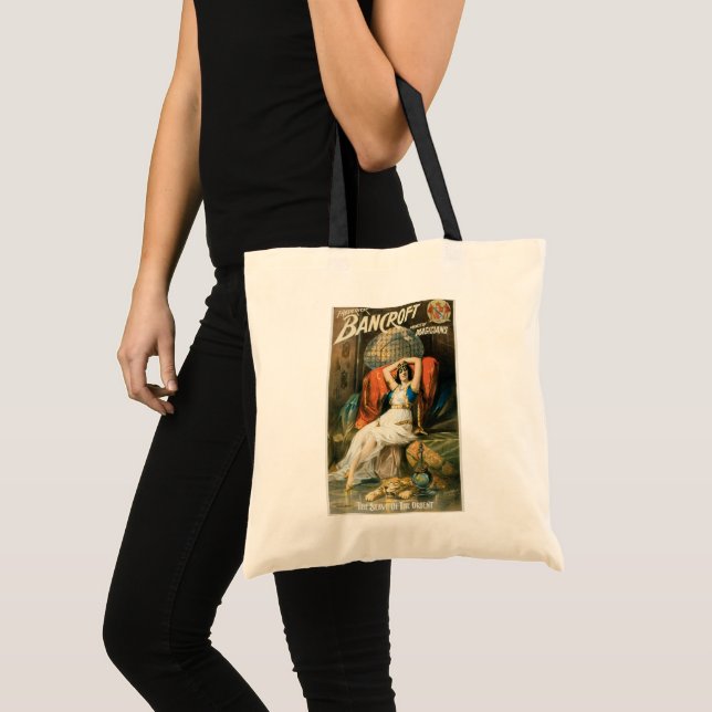 Tote Bag Affiche Magie Vintage, Magicien Frederick Bancroft (Devant (produit))