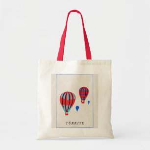 Tote Bag Affiche minimaliste Cappadoce - Souvenir de Türkiy