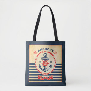 Tote Bag Affiche nautique vintage