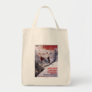 Tote Bag Affiche promotionnelle de ski