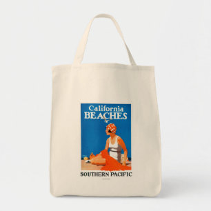 Tote Bag Affiche promotionnelle des plages de Californie