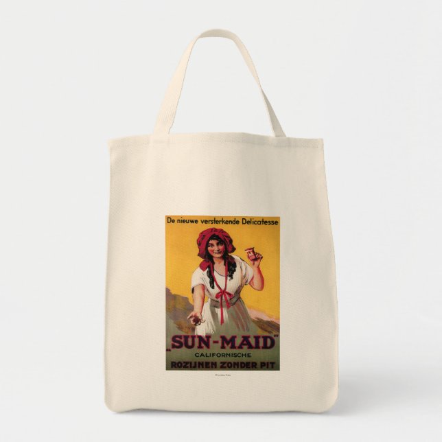 Tote Bag Affiche Sun-Maid California Raisin (Devant)