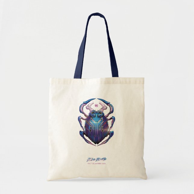 Tote Bag Affiche théâtrale Blue Beetle Scarab (Devant)