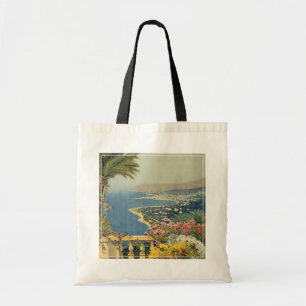 Tote Bag Affiche Vintage voyage De San Remo Depuis Une Terr