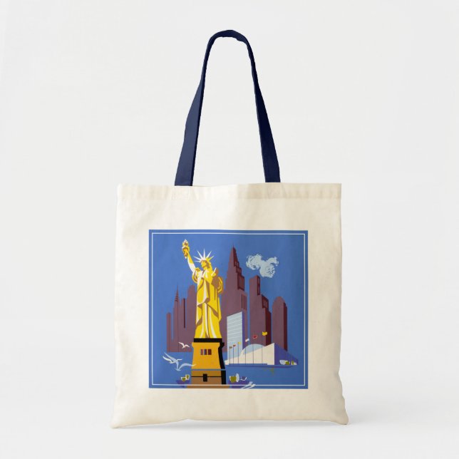 Tote Bag Affiche Vintage voyage pour Allegheny Airlines (Devant)