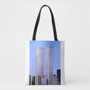Tote Bag Affiche Vintage World Trade Center Twin Towers NYC