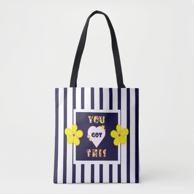 Tote Bag Affirmations Positives Que Vous Avez Obtenues (Devant)