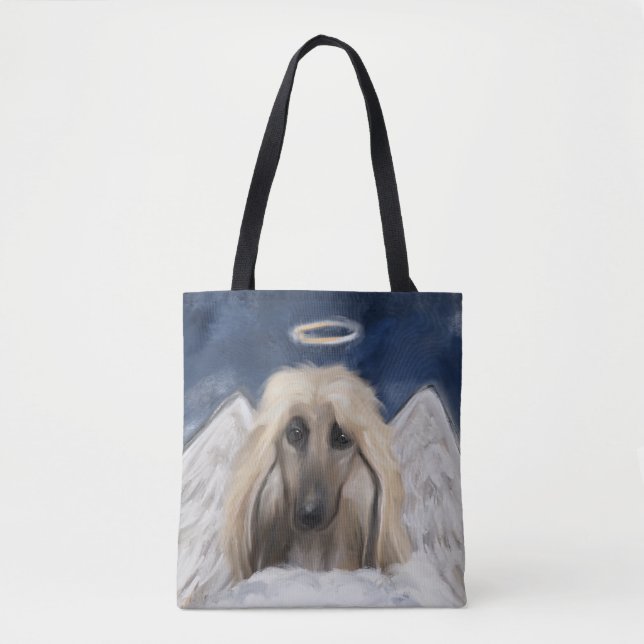 Tote Bag Afghan Hound (Devant)