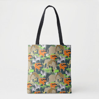 Tote Bag Africain, safari, Faune