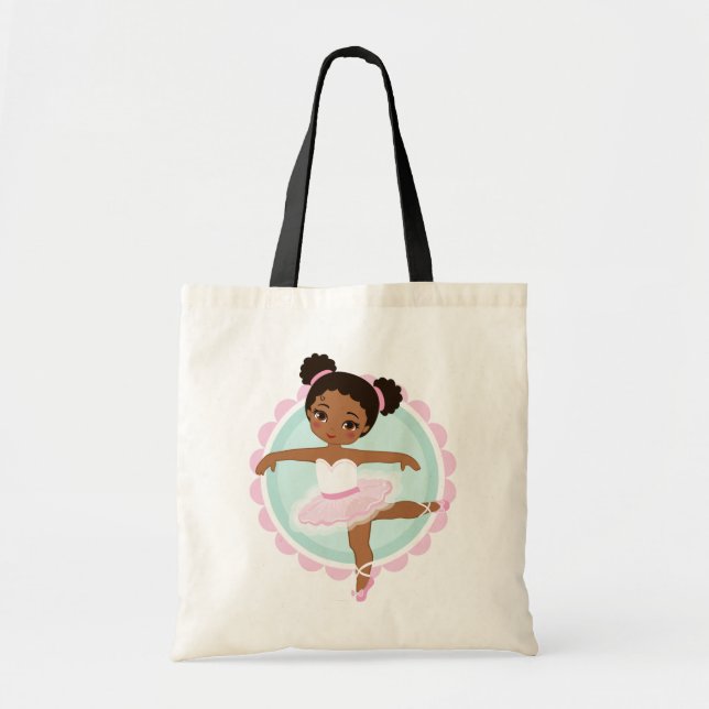 Tote Bag African American Ballerina (Devant)