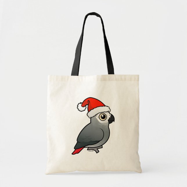 Tote Bag African Grey Père Noël (Devant)