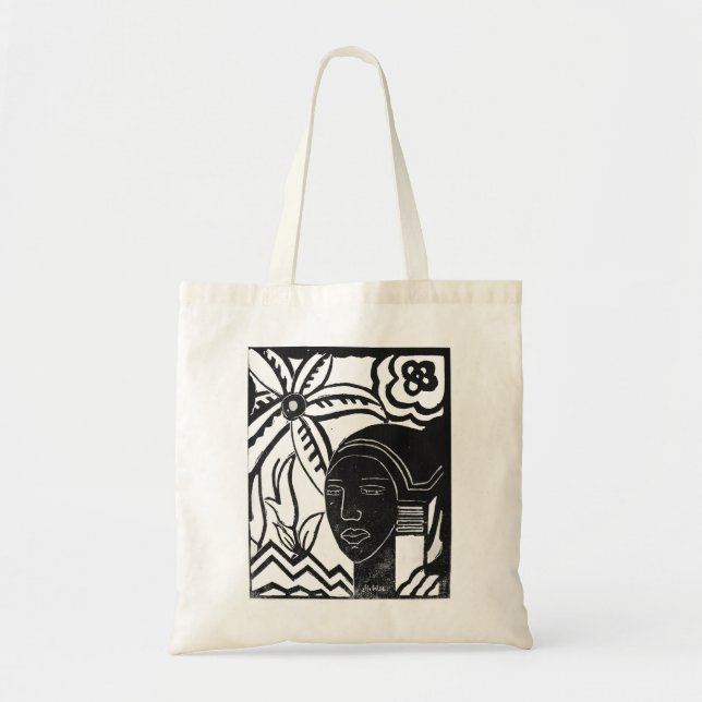 Tote Bag African Phantasy par James Lasesene (Devant)