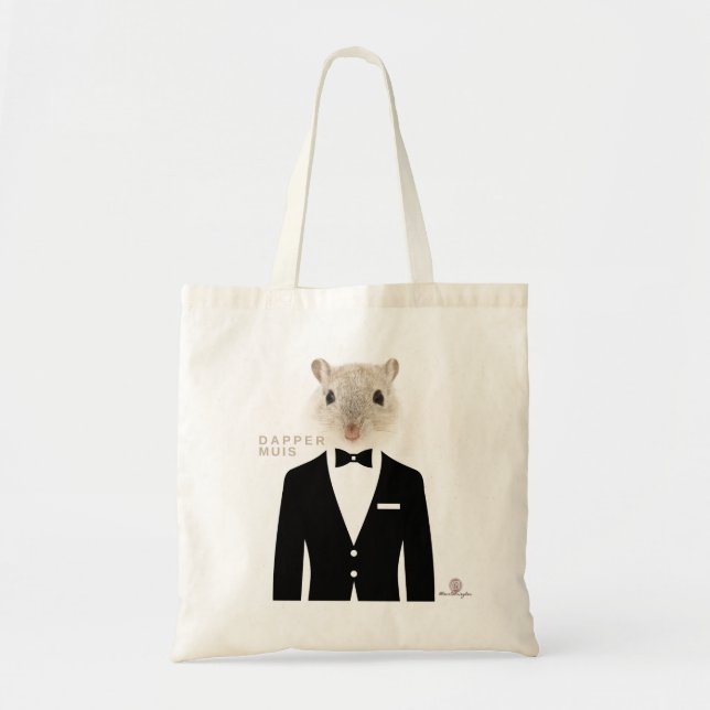 Tote Bag #AfrikaansIsLekker - Dapper Muis (Devant)