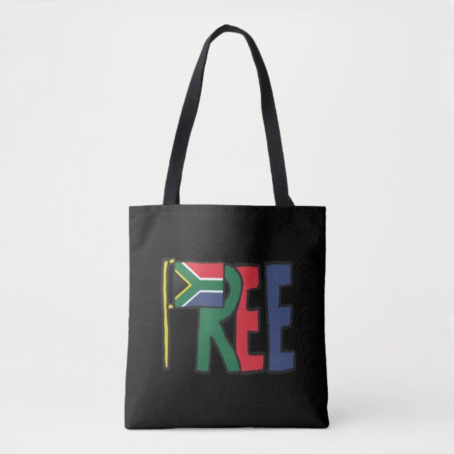 Tote Bag Afrique du Sud libre (Devant)