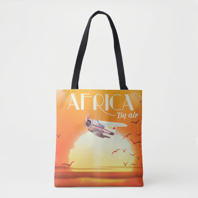 Tote Bag Afrique par avion (Devant)