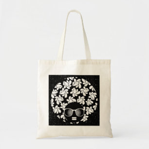 Tote Bag Afro Diva Noir & Blanc