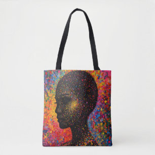 Tote Bag Afro Nebula Whisper – Célébration de l'Histoire de