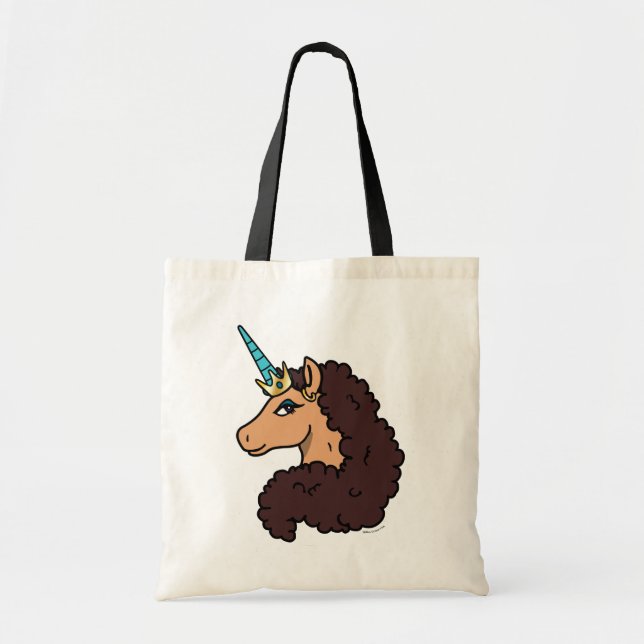 Tote Bag Afro Unicorn | Divin (Devant)