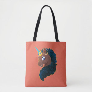 Tote Bag Afro Unicorn   Magique